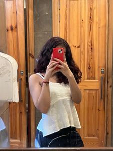 white Into Western Top
