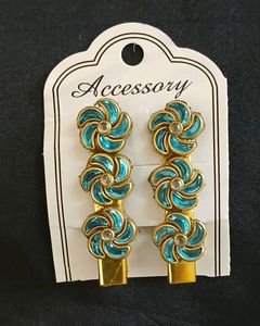 KUNDAN STONES HAIR CLIPS FOR KIDS