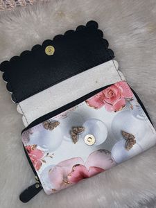 Floral Print Wallet
