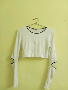 Zara Cut-off Crop Top