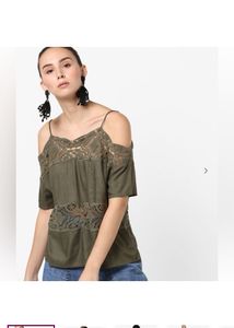 ONLYStrappy Top with Cold-Shoulder Sleeves