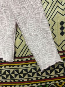 Textured Crop Top