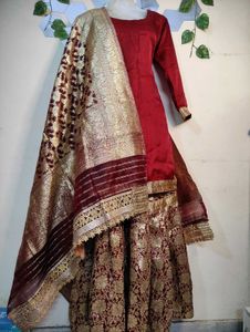 TIMELESS HEAVY BANARASI GHARARA SUIT🥀✨