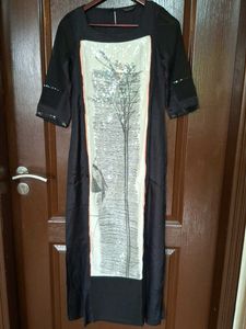 Elegant Black Sequenced Wishful Kurta