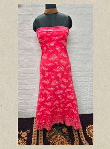Tube Pink Floral Print Dress Fixed Price