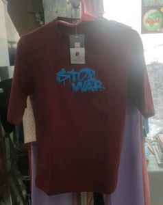Maroon Graphic T-Shirt