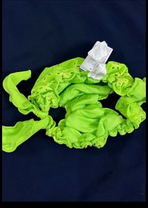 Lime Green Bikini Top - size S XS