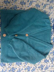 Teal Knit Cardigan