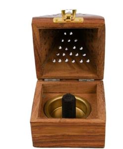 Totally New Unused Pyramid Wooden Dhoop Stand
