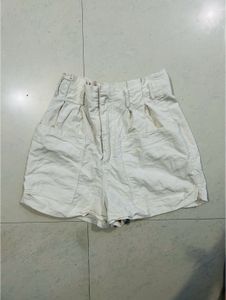 Casual White Shorts