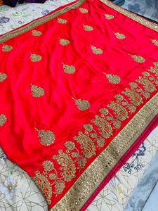 Beautiful Heavy Work Saree 🌺