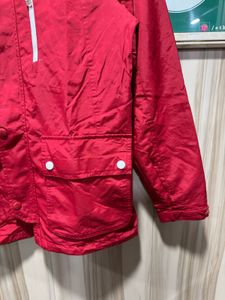 New Balance Red Zipup Hooded Jacket