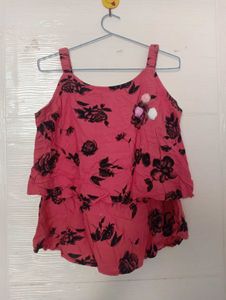 Floral Peplum Top