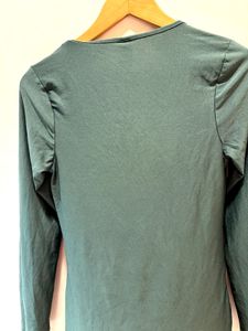 Beautiful Lace Trim Long Sleeve Top