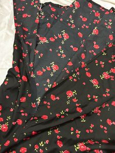 Floral Puff Sleeve Dress