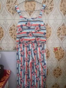Floral Jumpsuit with Shrug