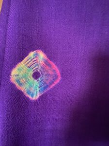 Purple Bandhni Printed Shawl (new)