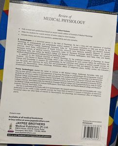 Review Of Medical Physiology