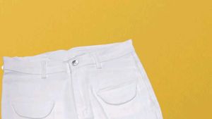 N@93 Size-30 White Flare Jeans