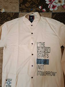 Cotton Silver Pink Shirt