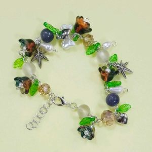 Floral Charm Bracelet