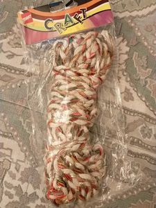 Jute Robe For Craft With Zari And Colourful Yarn