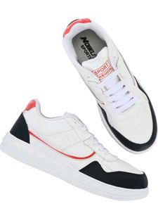 Trendy White &amp; Black Sneakers