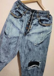 Blue Soft Pyjama Lower For Boy &amp; Men 32- 34 Waist