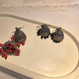 SilverJhumka Earrings