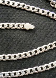 Unisex 925 Silver Chain