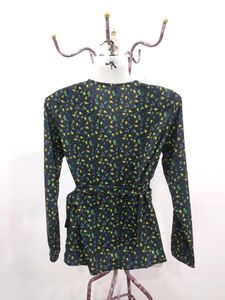 Floral Printed Wrap Top