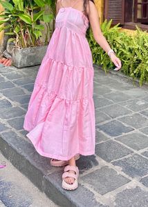 Pink Tiered Sundress