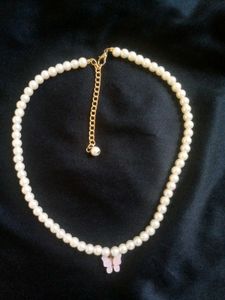 Pearl Butterfly Necklace