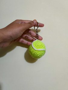 Tennis Ball Keychain