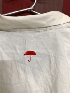 Cutter &amp; Buck White plain Shirt