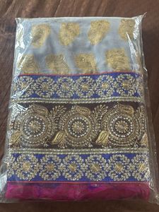 Elegant Embroidered Saree