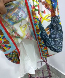 Vintage Multi Printed Mini Dress