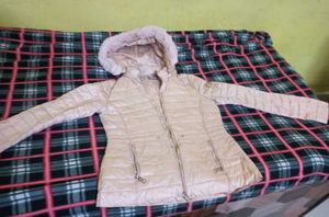 Beige Puffer Jacket