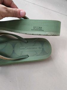 forever glam  Green Flip Flops