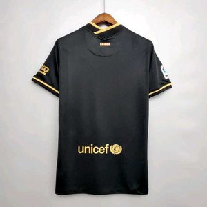 NIKE BARCELONA 2020/21 RETRO BLACK GOLDEN JERSEY
