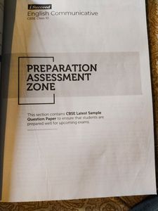 Class 10 English Sample Paper
