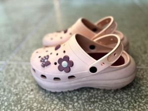 Pink Crocs