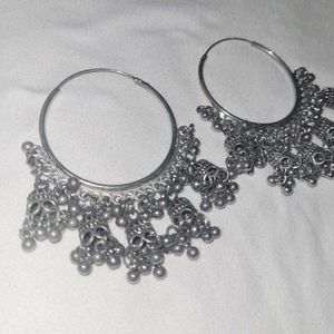 Hoop Jhumka Earrings