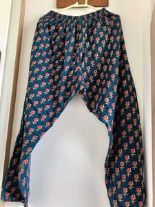 Floral Print Kurta Pant Set
