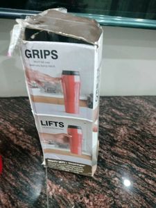 Red Travel Mug With Grip
