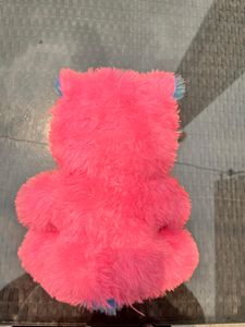 Pink And Blue Furry Teddy Bear