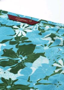 Sangria Floral Printed A-line Dress