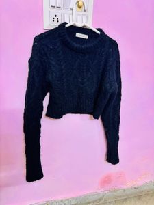 Woolen Crop Top