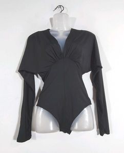 Black Bodysuit Top (Women's)