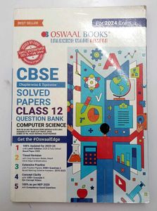 Computer Science Question Bank Class XII
